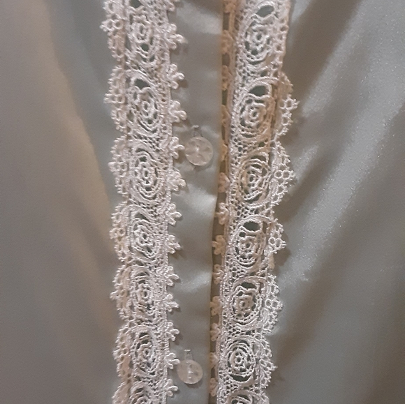 CHRISTIAN DIOR WOMAN'S SILKY MINT GREEN PAJAMA TOP - Picture 3 of 7